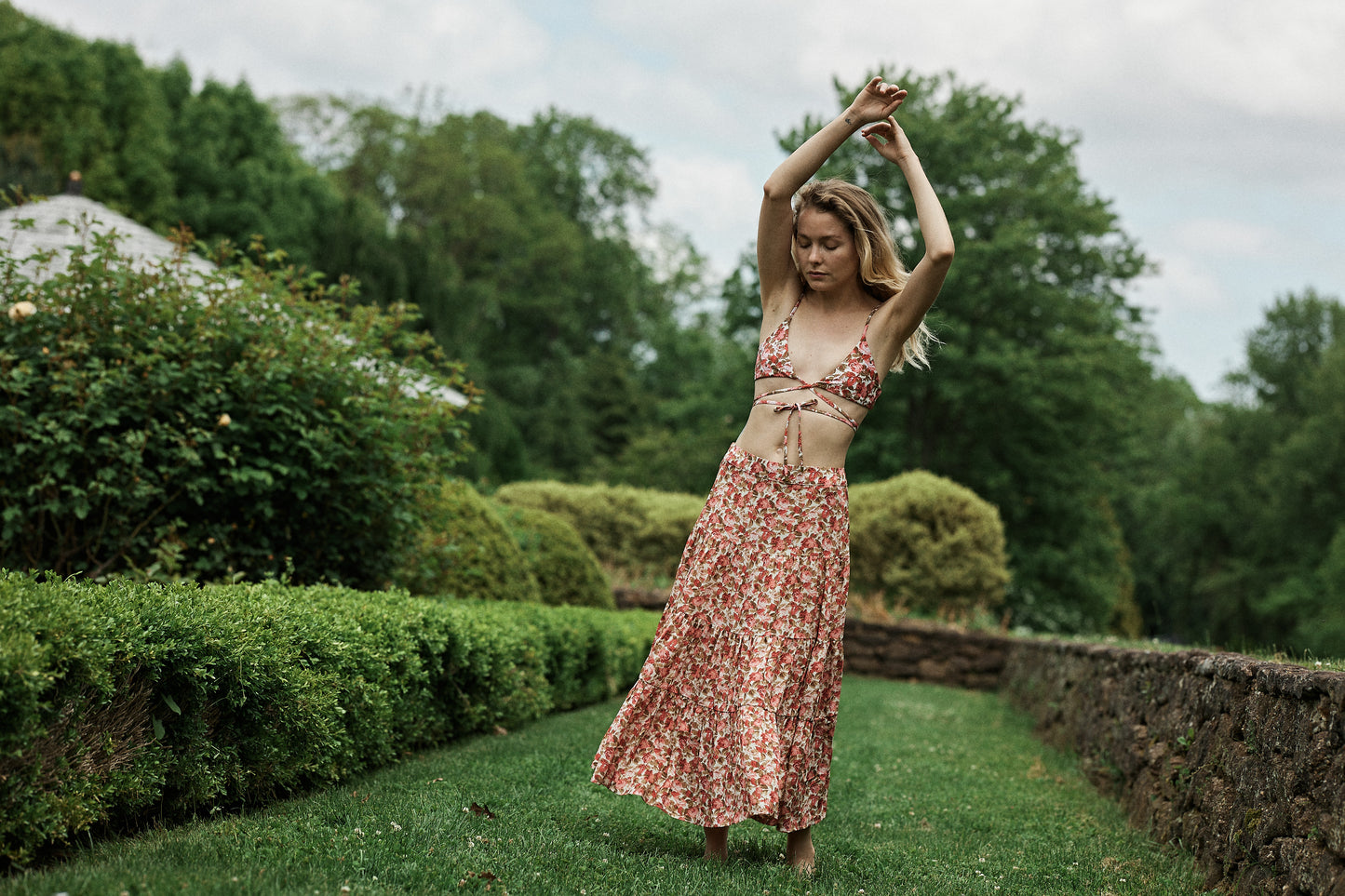 Capri Skirt in Rose