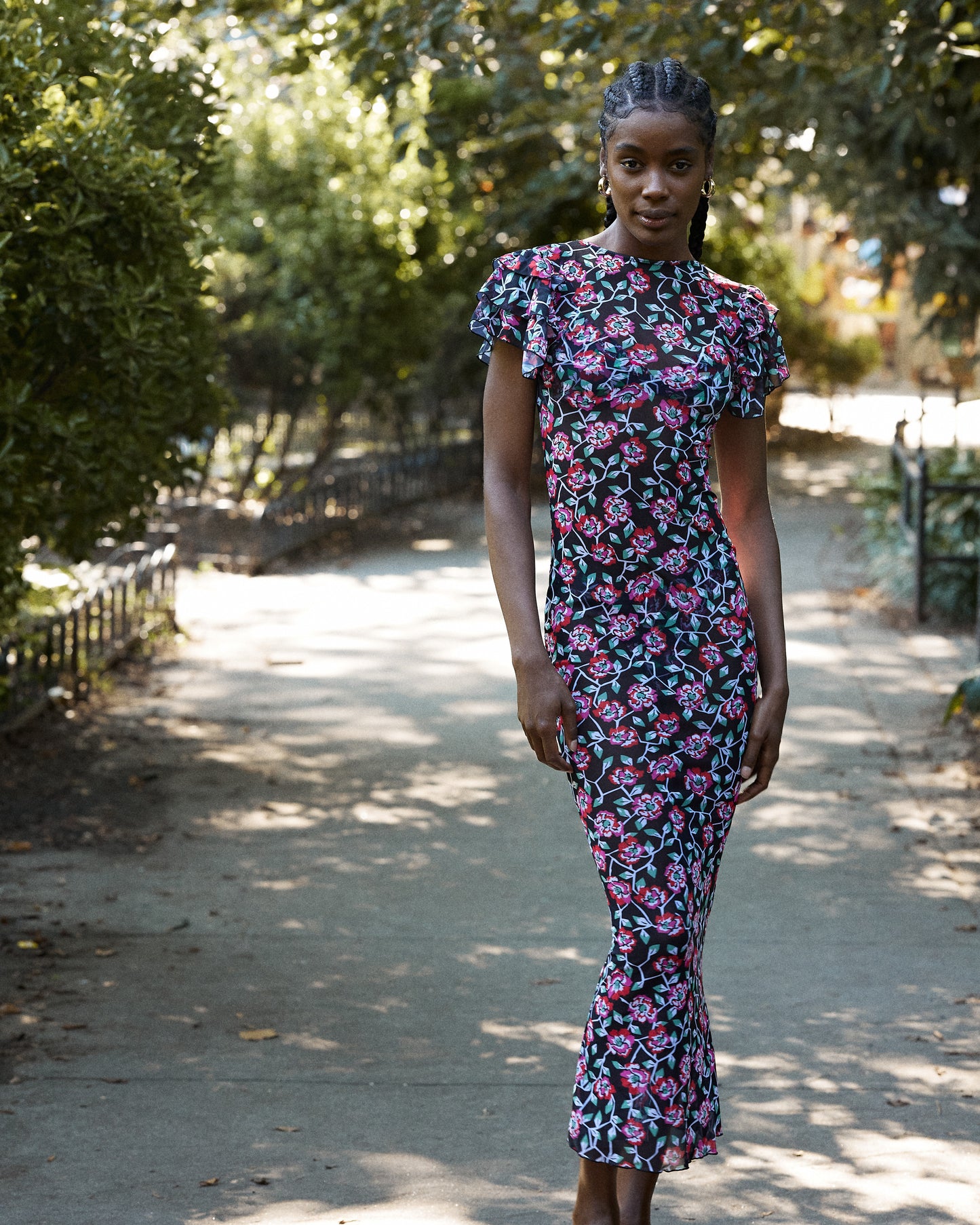 Lauren Dress Navy Floral