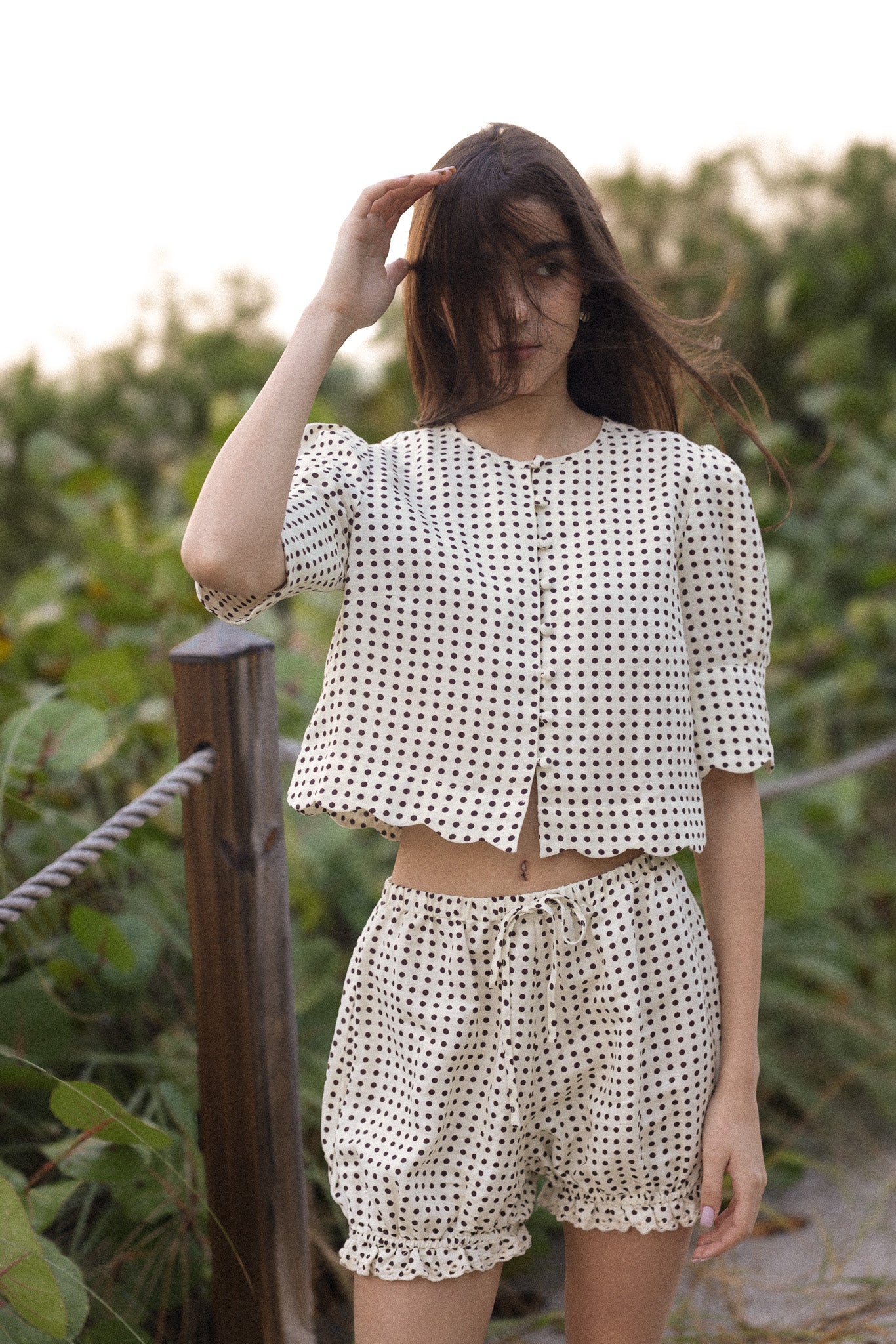 Scalloped Top Polka Dot - Sister NY