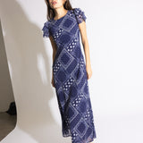 Fox Dress in Navy Bandana - Sister NY