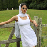 Bardot Dress White - Sister NY