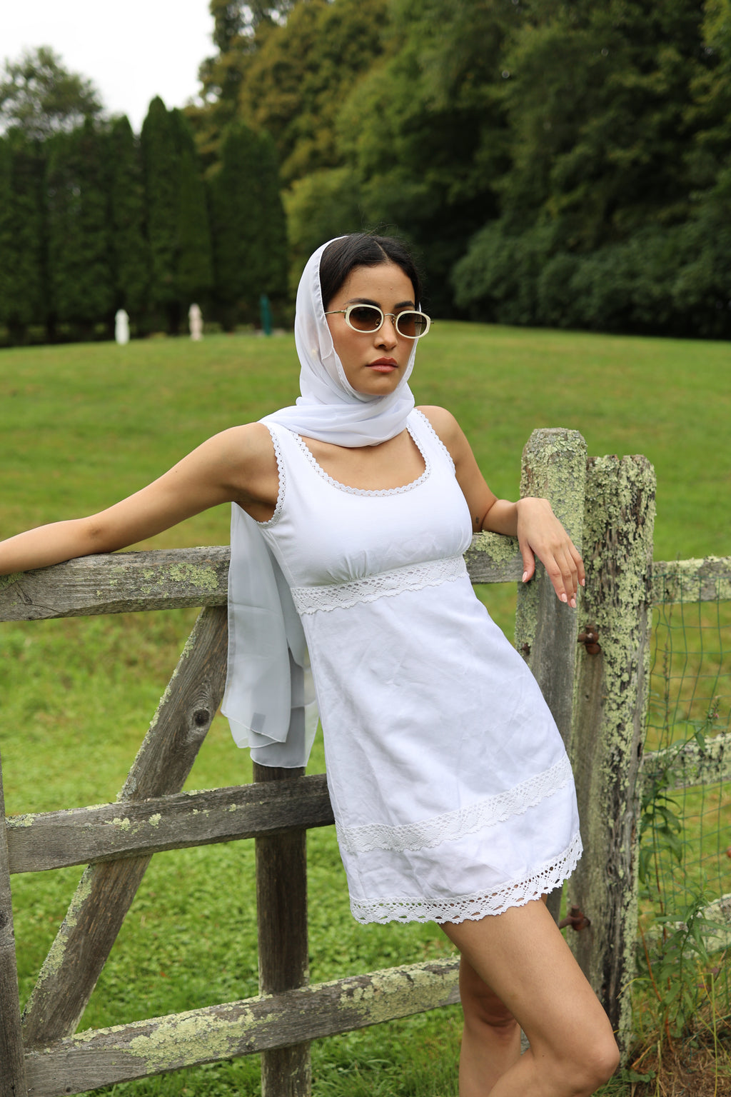 Bardot Dress White - Sister Swim