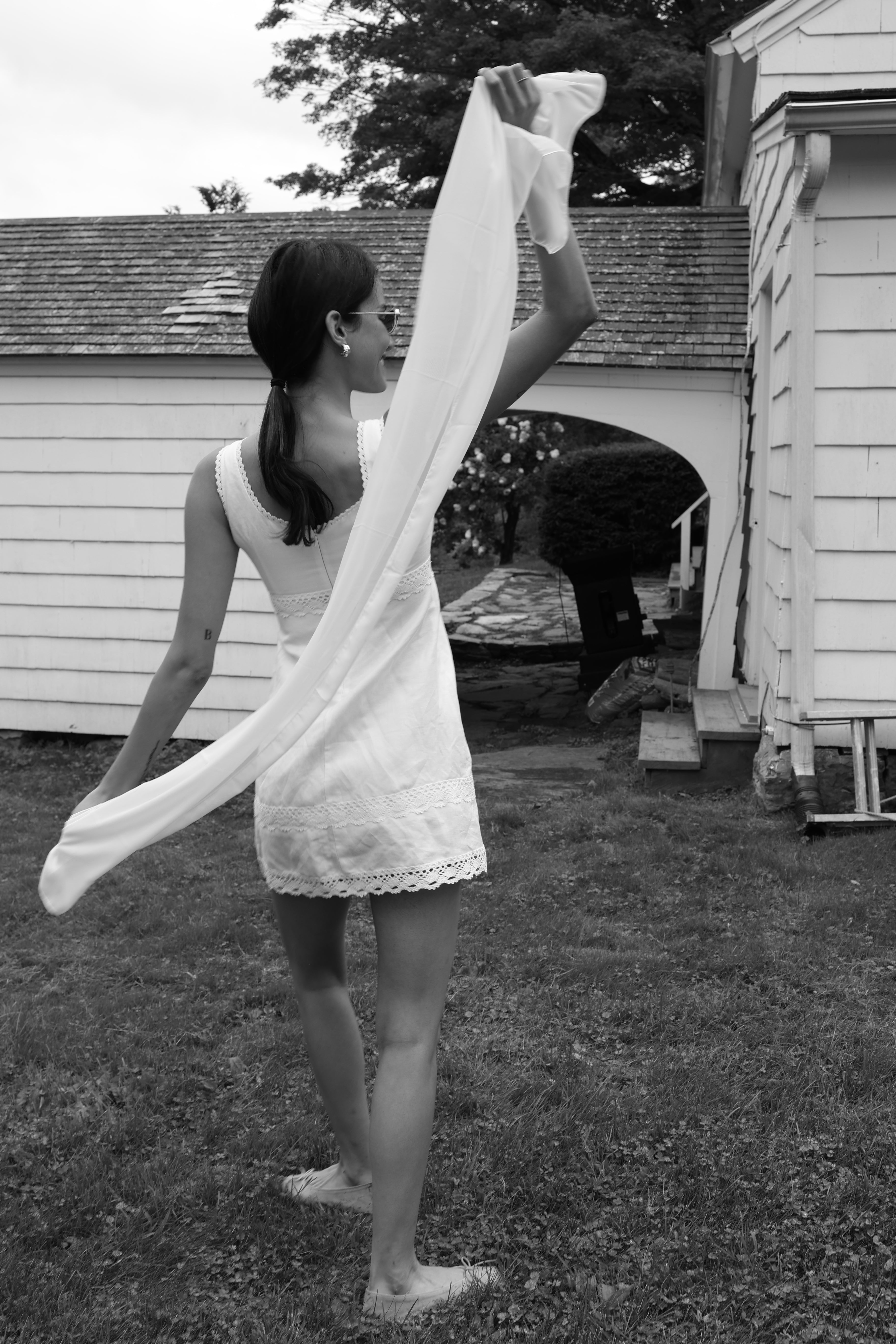 Bardot Dress White - Sister NY