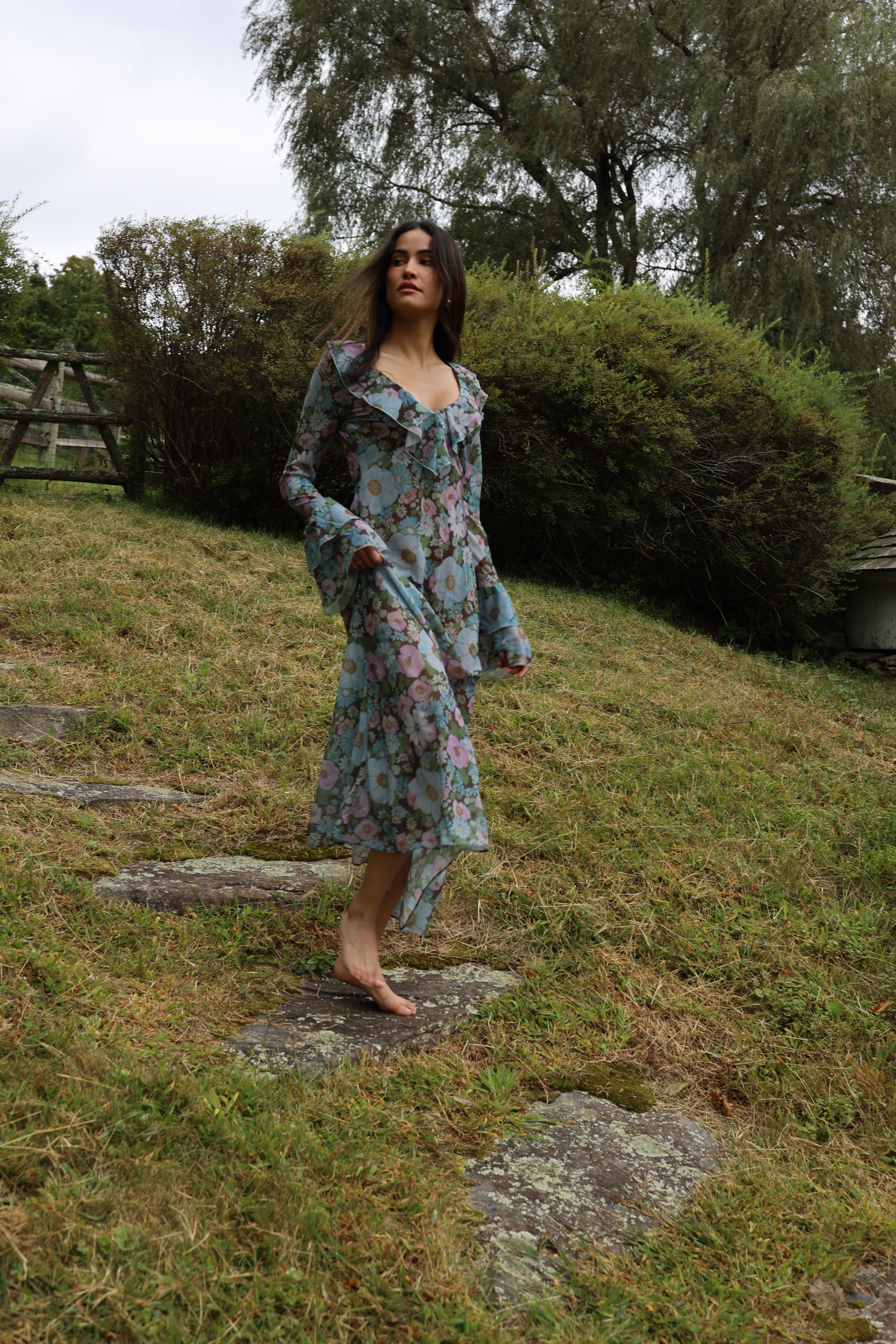Shellona Dress Vintage Floral - Sister Swim