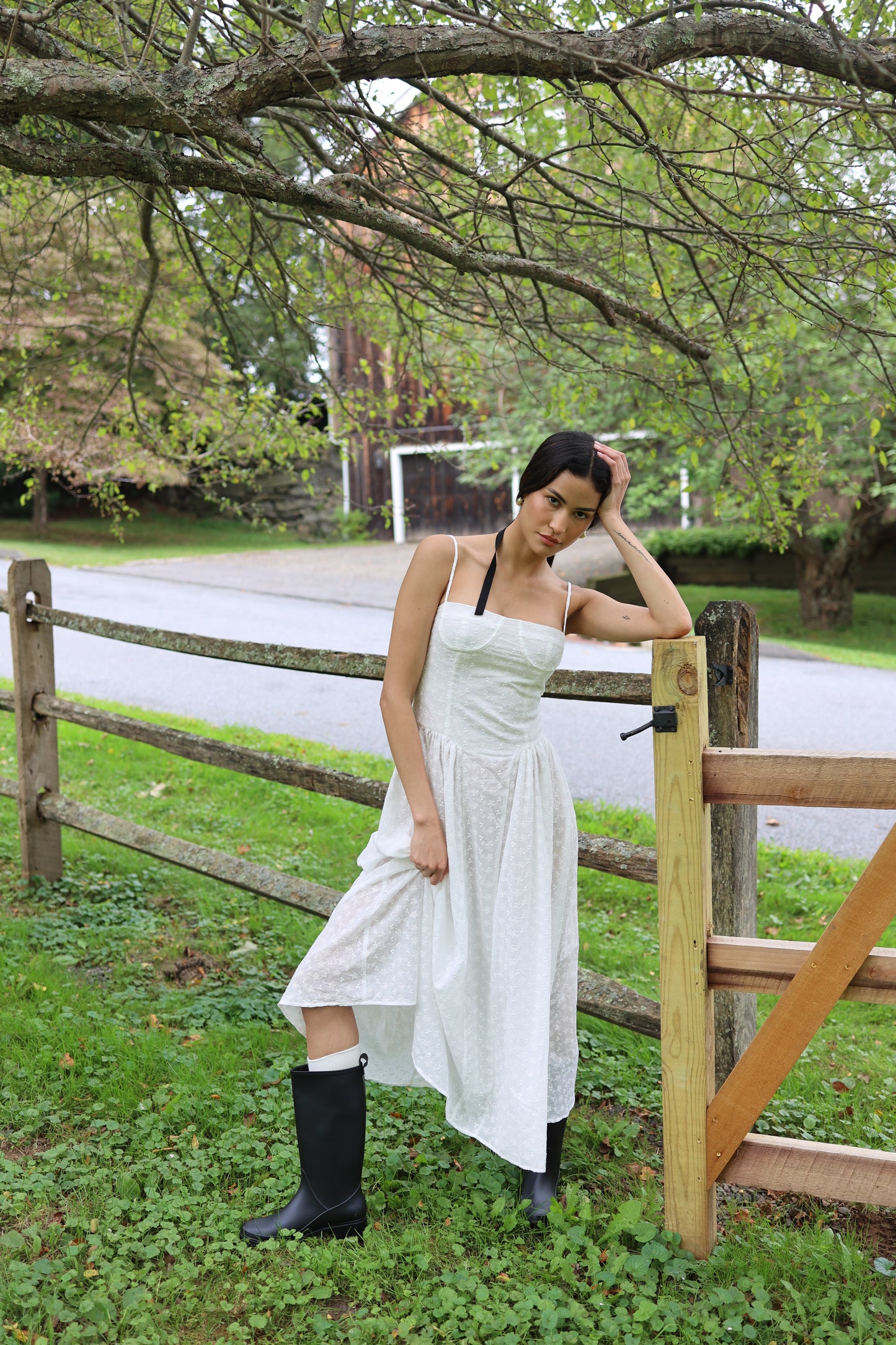 Lou Lou Dress White Eyelet