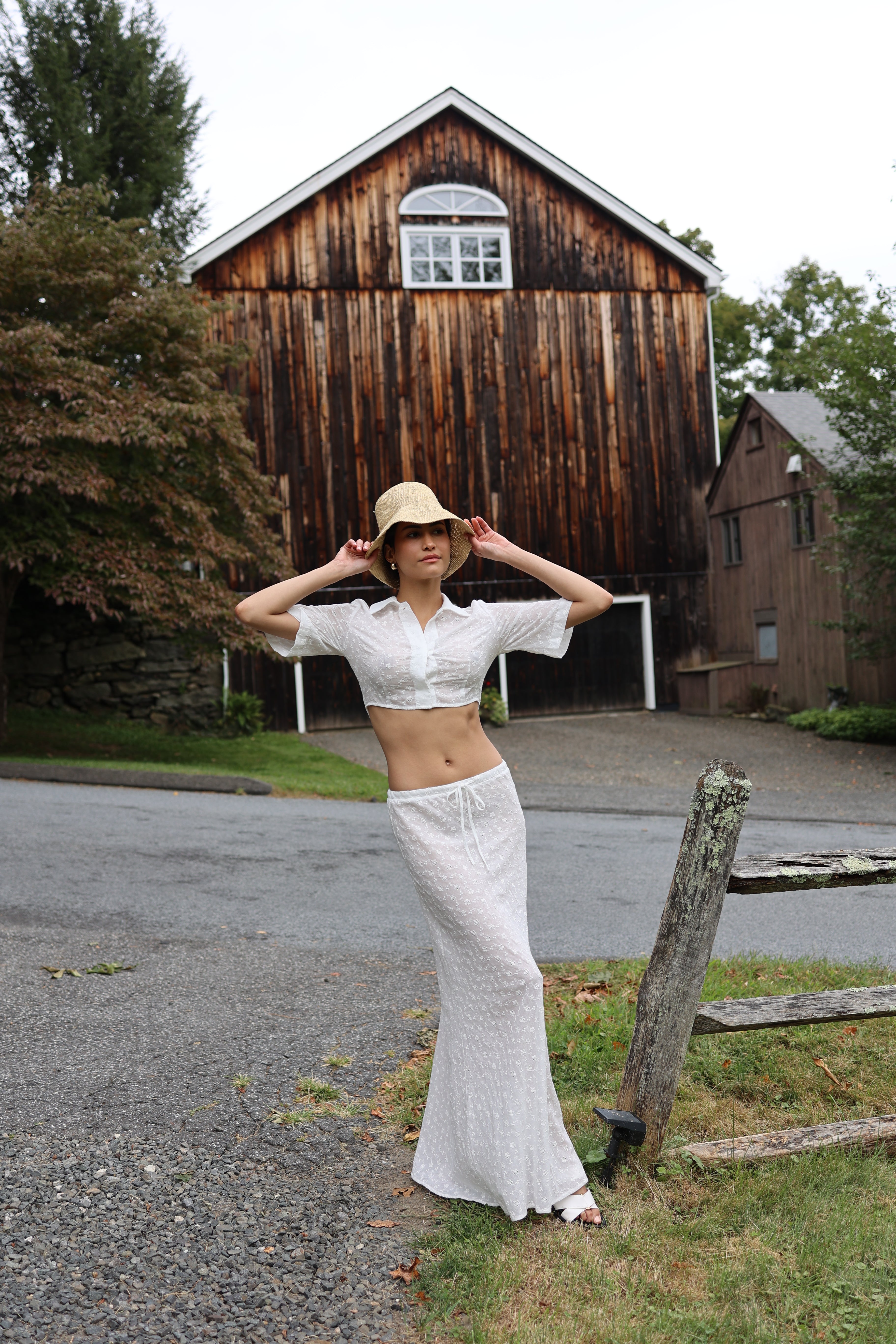 Savanna Skirt White Eyelet - Sister NY