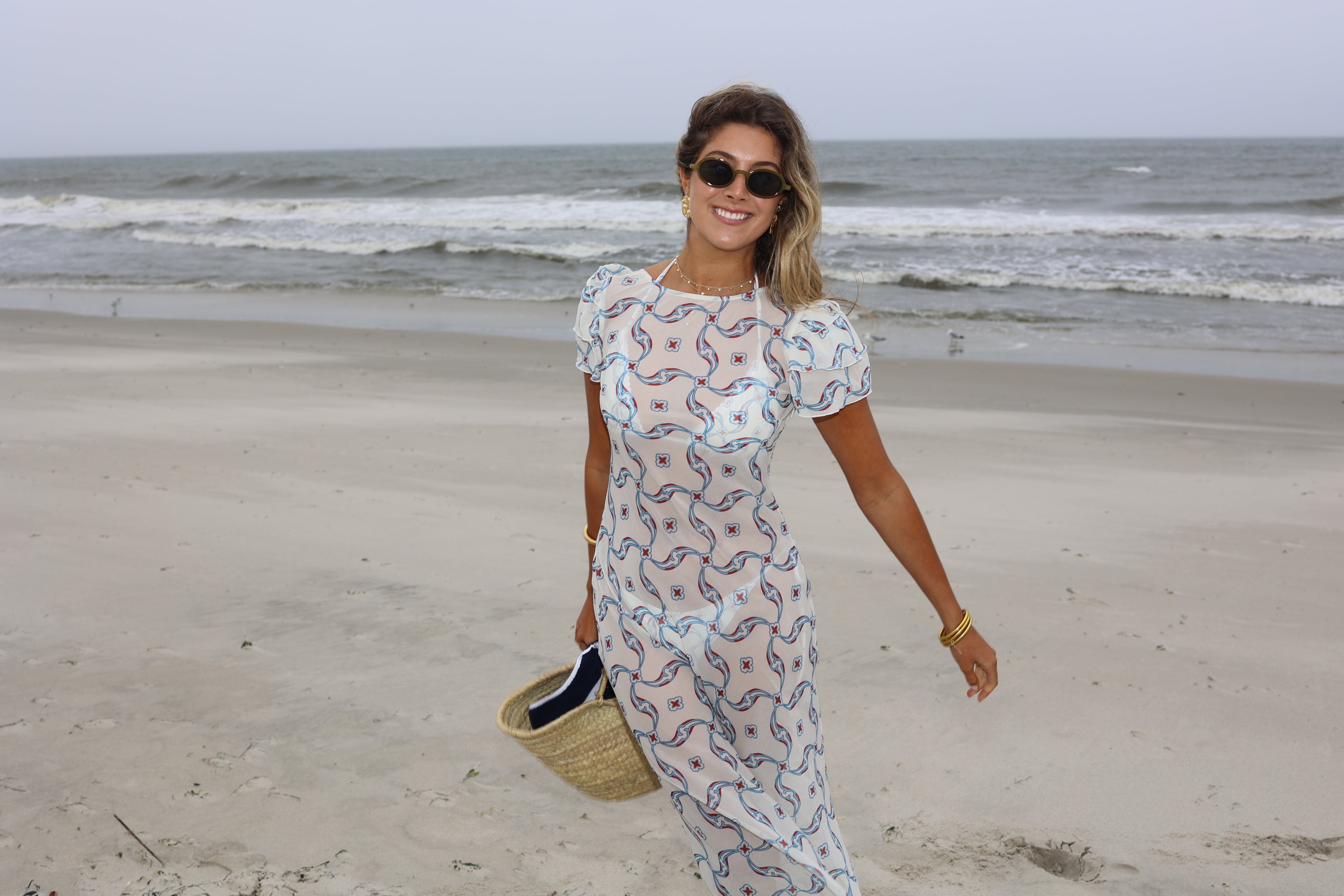 Fox Dress in Tile Print - Sister Swim