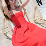 Lou Lou Dress Tomato - Sister NY