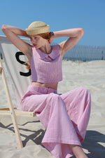 Gigi Top Red Seersucker - Sister NY
