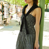 Shore Dress Black and White Check - Sister NY