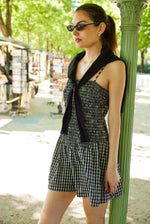 Shore Dress Black and White Check - Sister NY