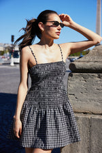 Shore Dress Black and White Check - Sister NY
