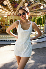 Vivi Romper White Eyelet - Sister NY