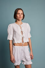 Scalloped Top White - Sister NY