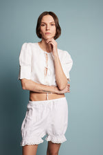 Bloomer Short in White - Sister NY