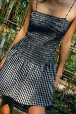 Shore Dress Black and White Check - Sister NY
