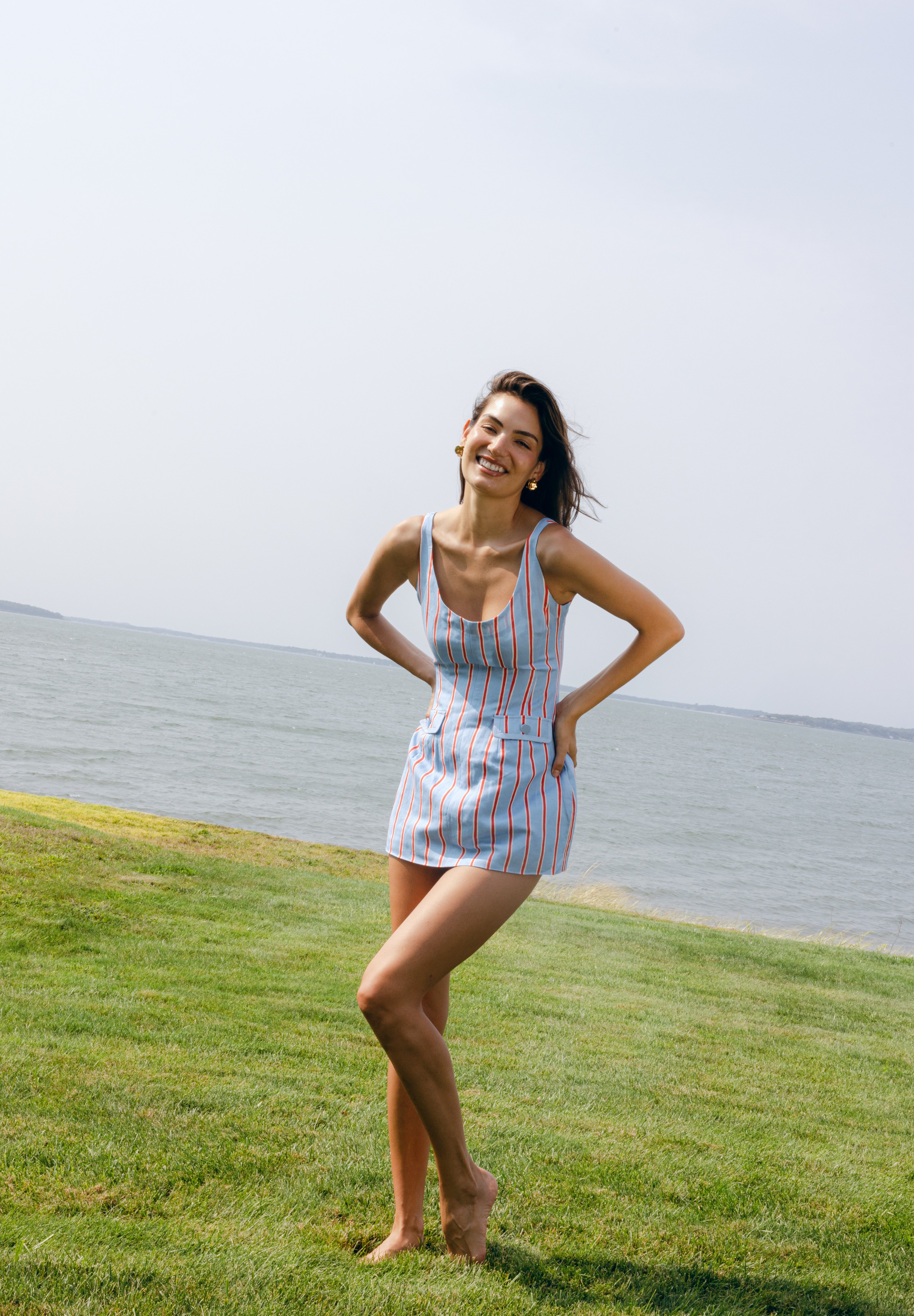 Vivi Romper Harbor Stripe - Sister NY