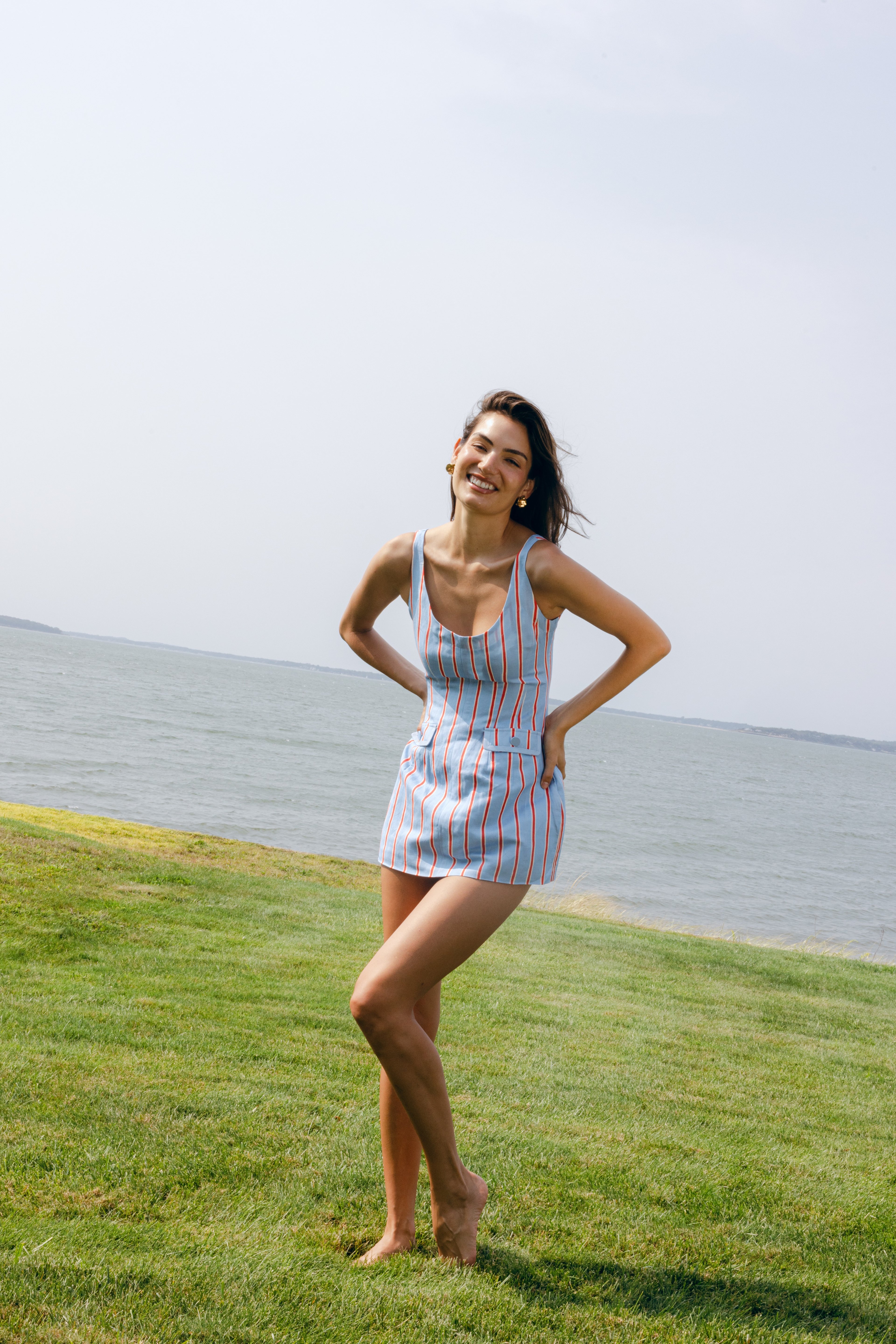 Vivi Romper Harbor Stripe - Sister Swim