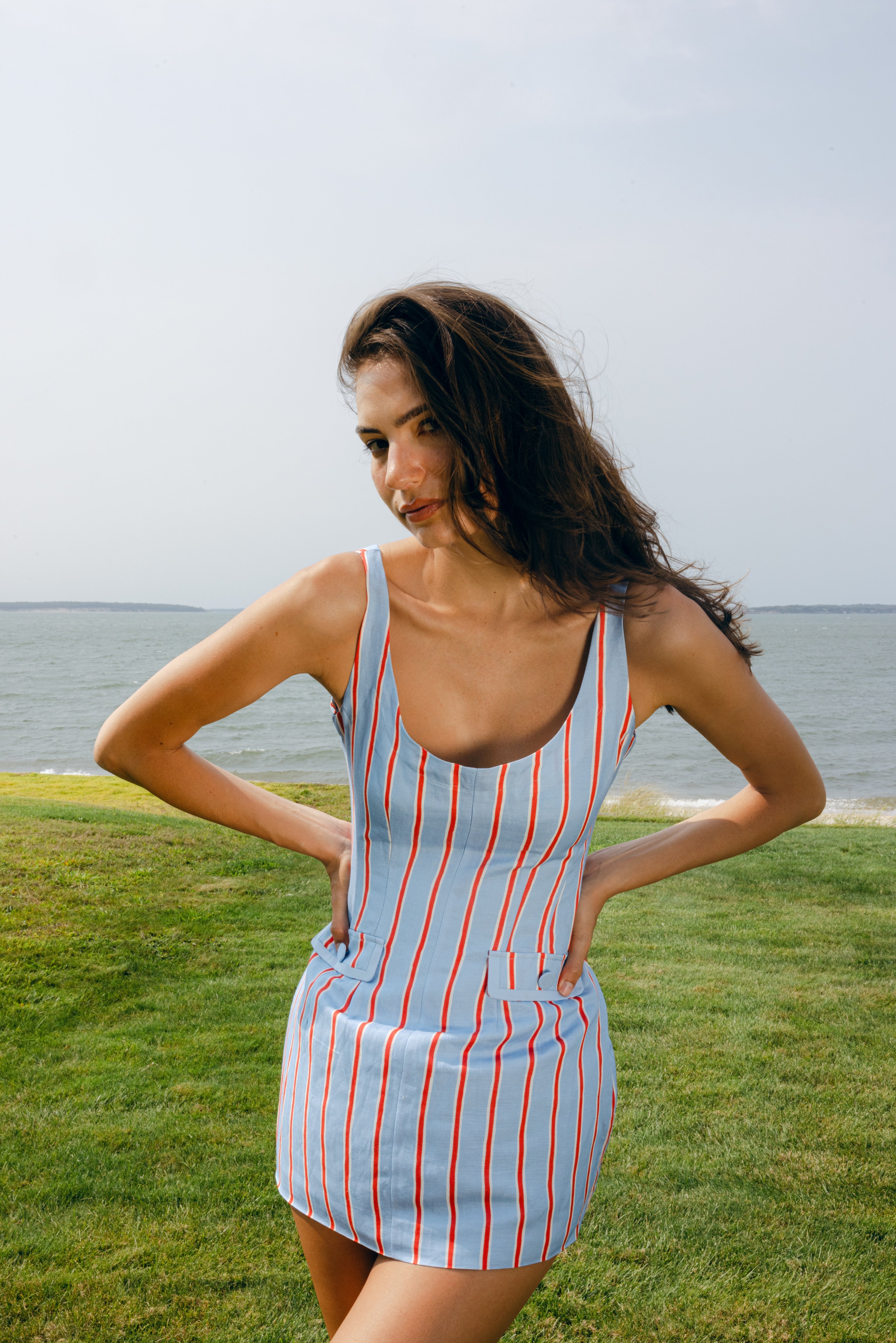 Vivi Romper Harbor Stripe - Sister Swim