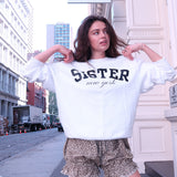 crewneck sweatshirt with university lettering 