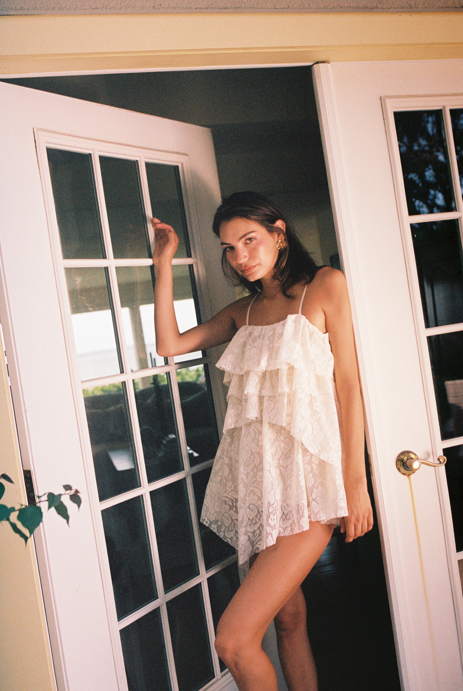 Tropez Dress White Lace