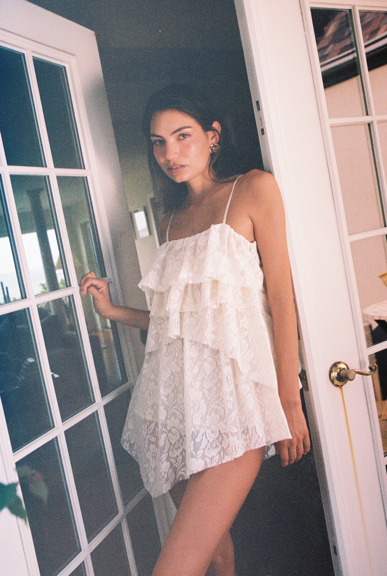 Tropez Dress White Lace