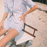 Scalloped Top Harbor Stripe - Sister NY