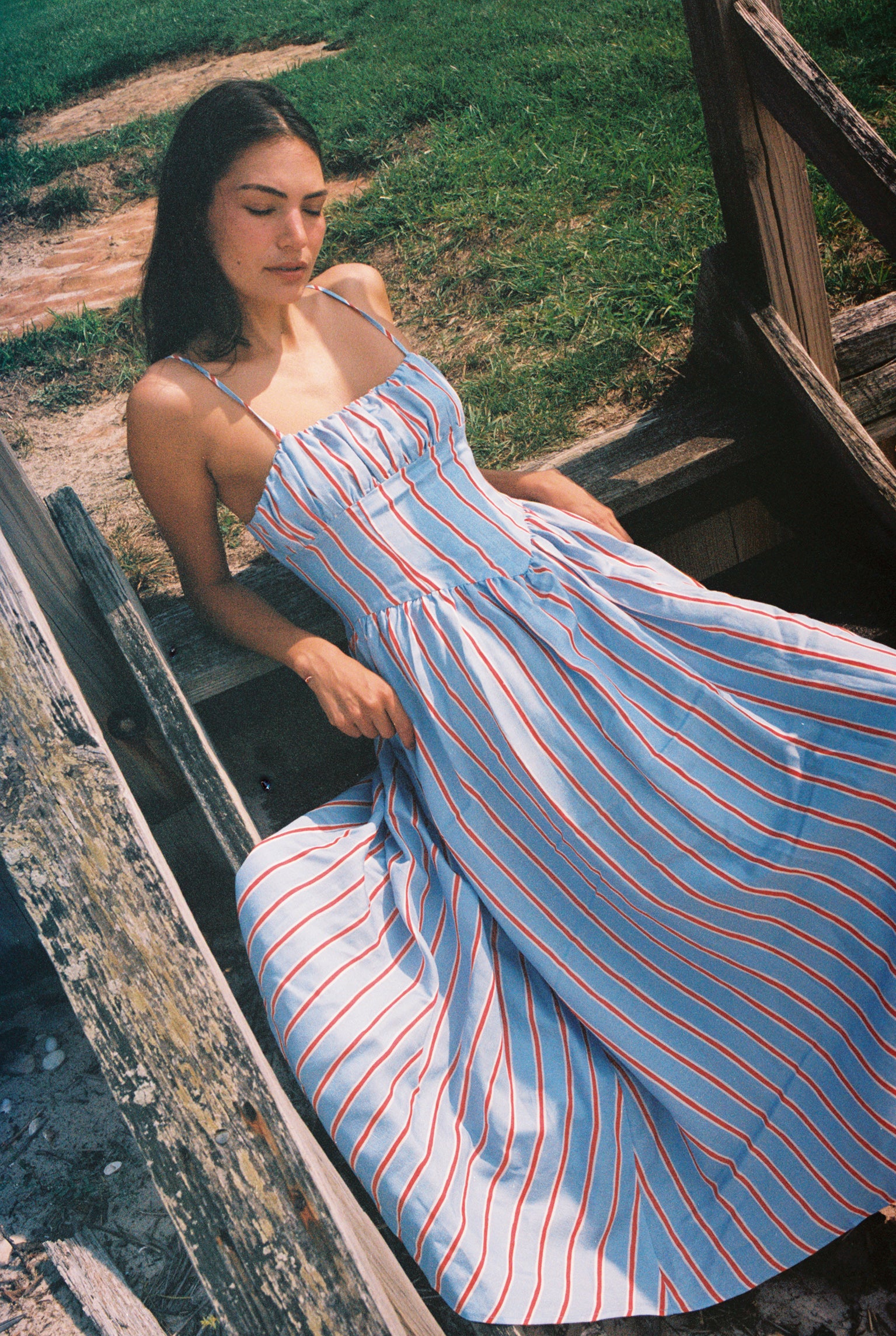 Milo Dress Harbor Stripe - Sister NY