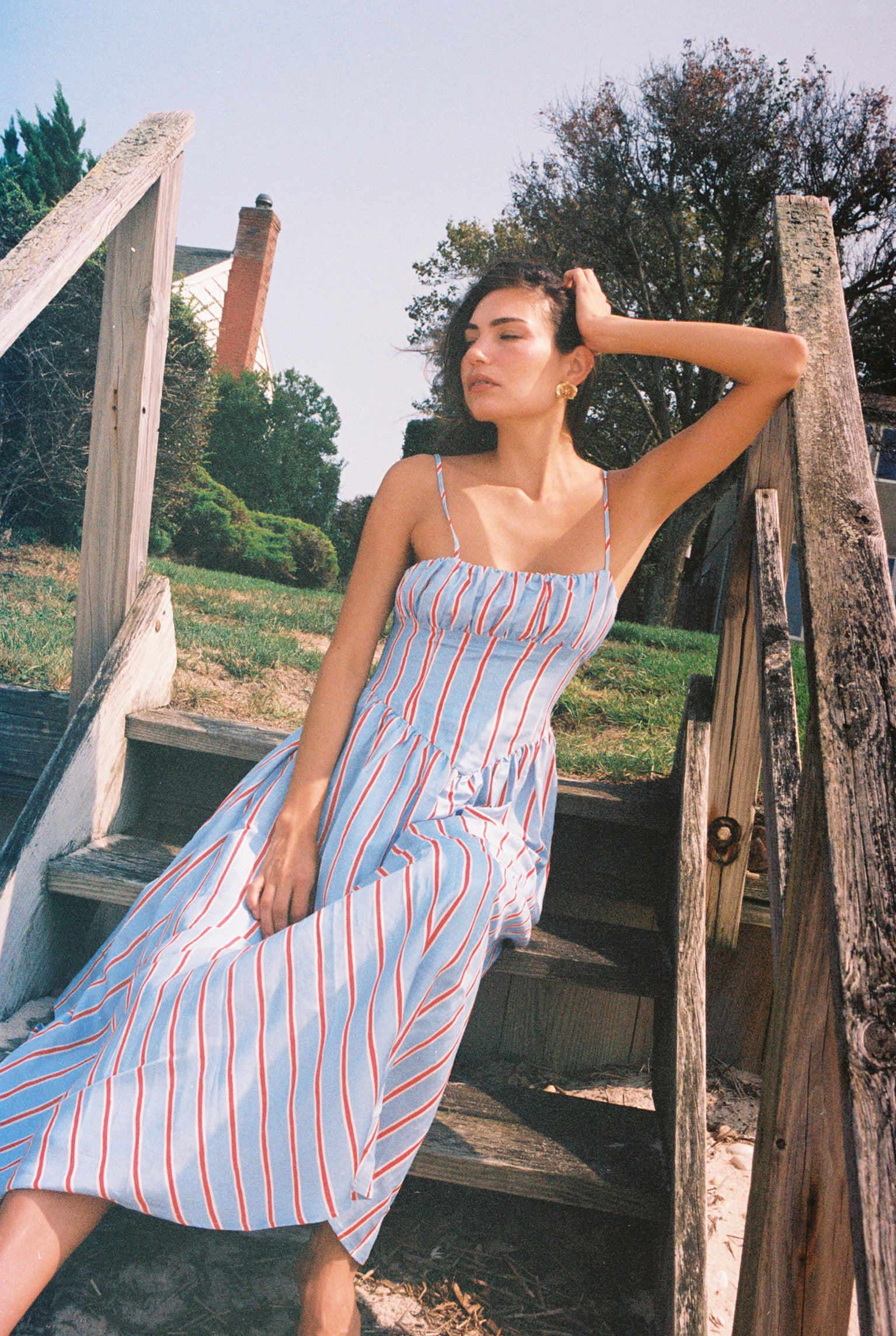 Milo Dress Harbor Stripe - Sister NY