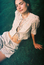 Scalloped Top Embroidered Daisy - Sister NY
