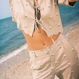 Portofino Pant Embroidered Daisy - Sister NY