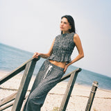 September Pant Black and White Check - Sister NY