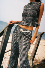 September Pant Black and White Check - Sister NY