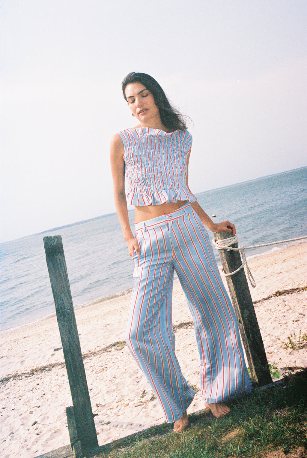 Elle Top Harbor Stripe - Sister Swim