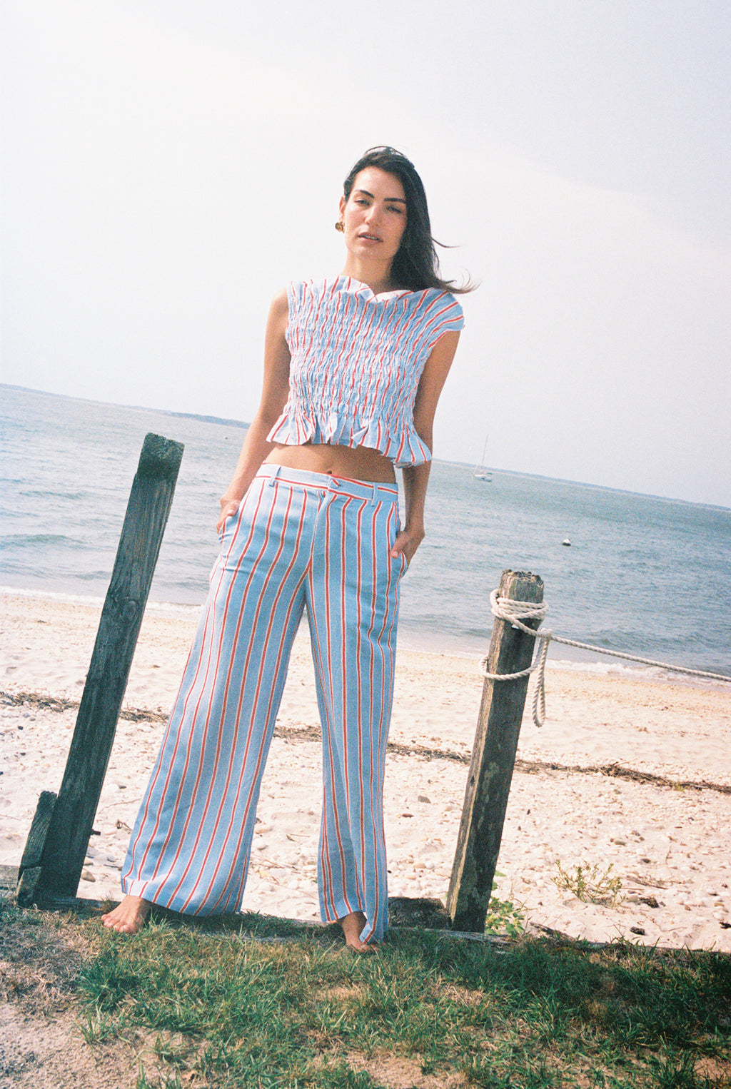 Elle Top Harbor Stripe - Sister Swim