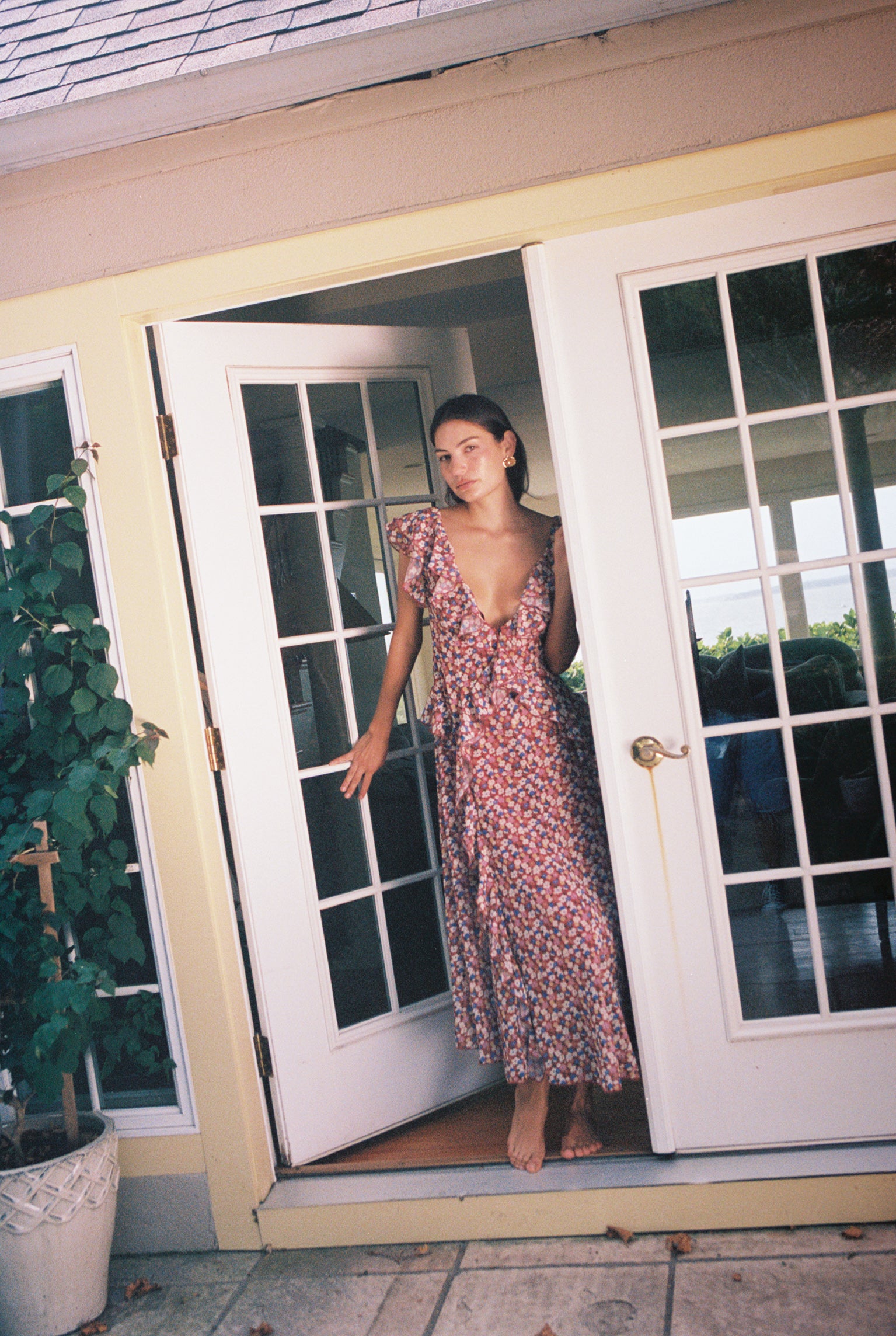 Azure Dress Floral Fete