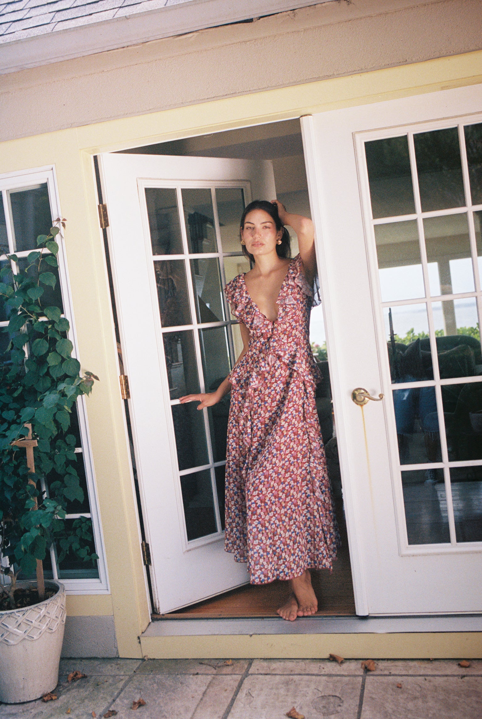 Azure Dress Floral Fete