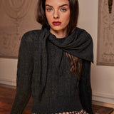 Rosie Triangle Scarf Charcoal - Sister NY