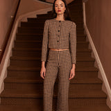 Eloise Pant Twill Check - Sister NY