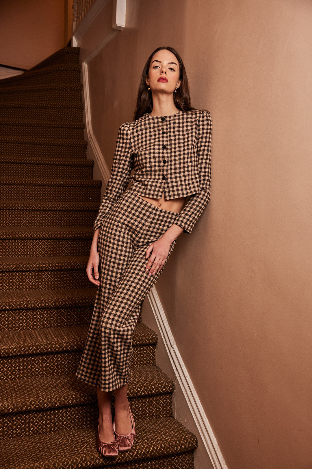 Celeste Jacket Twill Check - Sister NY