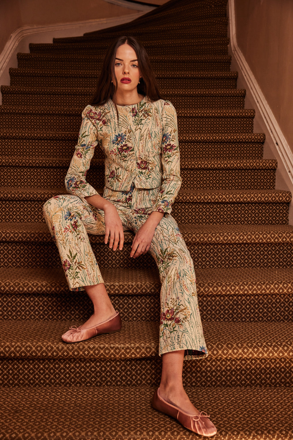 Nell Pant Petite Tapestry