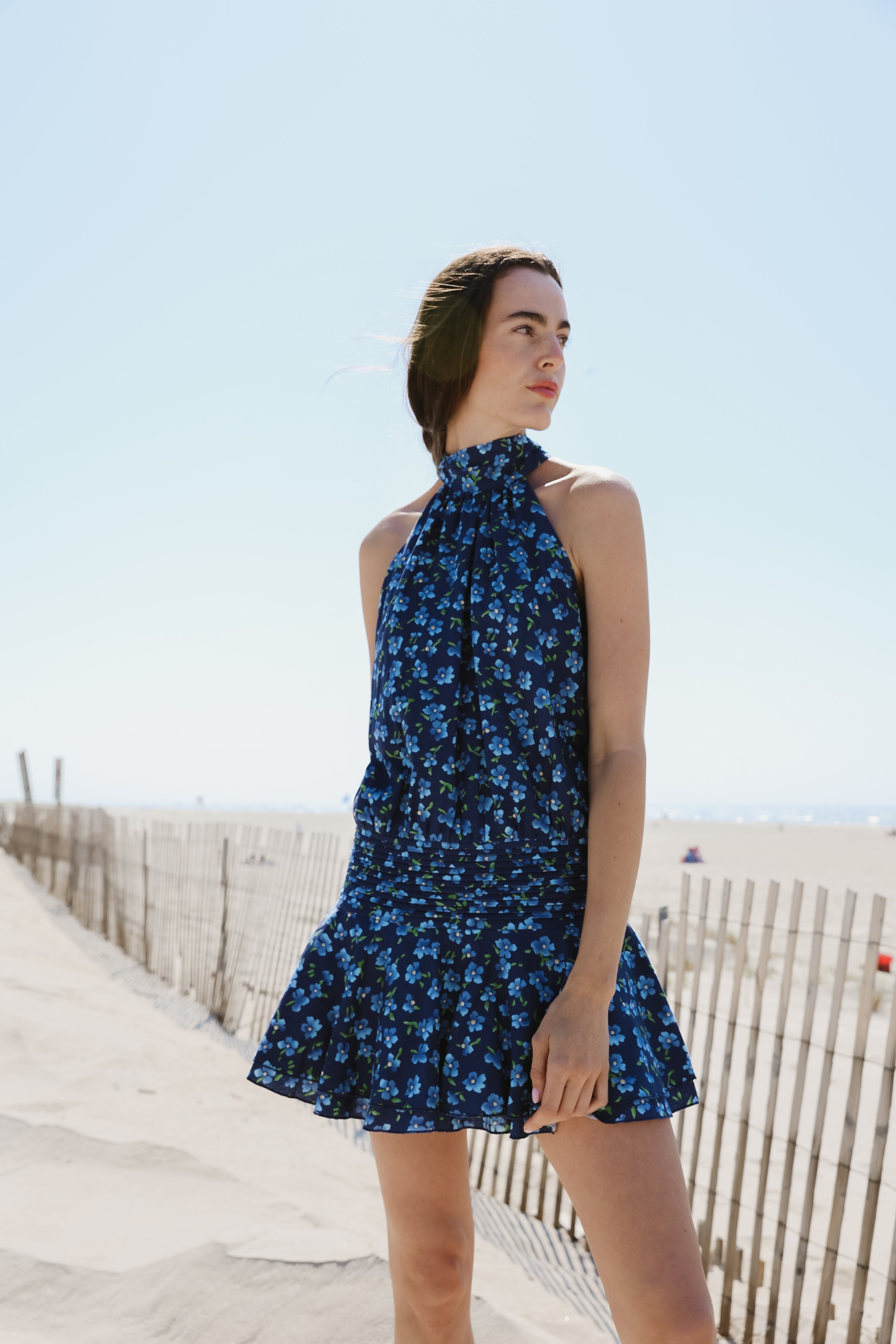 Piper Romper Midnight Forget Me Not - Sister Swim