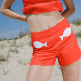 Gone Fishing Short Tomato - Sister NY