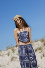 Indio Top Navy Bandana Print - Sister NY