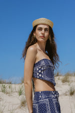 Indio Top Navy Bandana Print - Sister NY