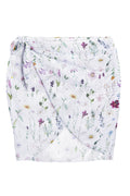 Bridget Wrap Skirt in White Floral - Sister Swim