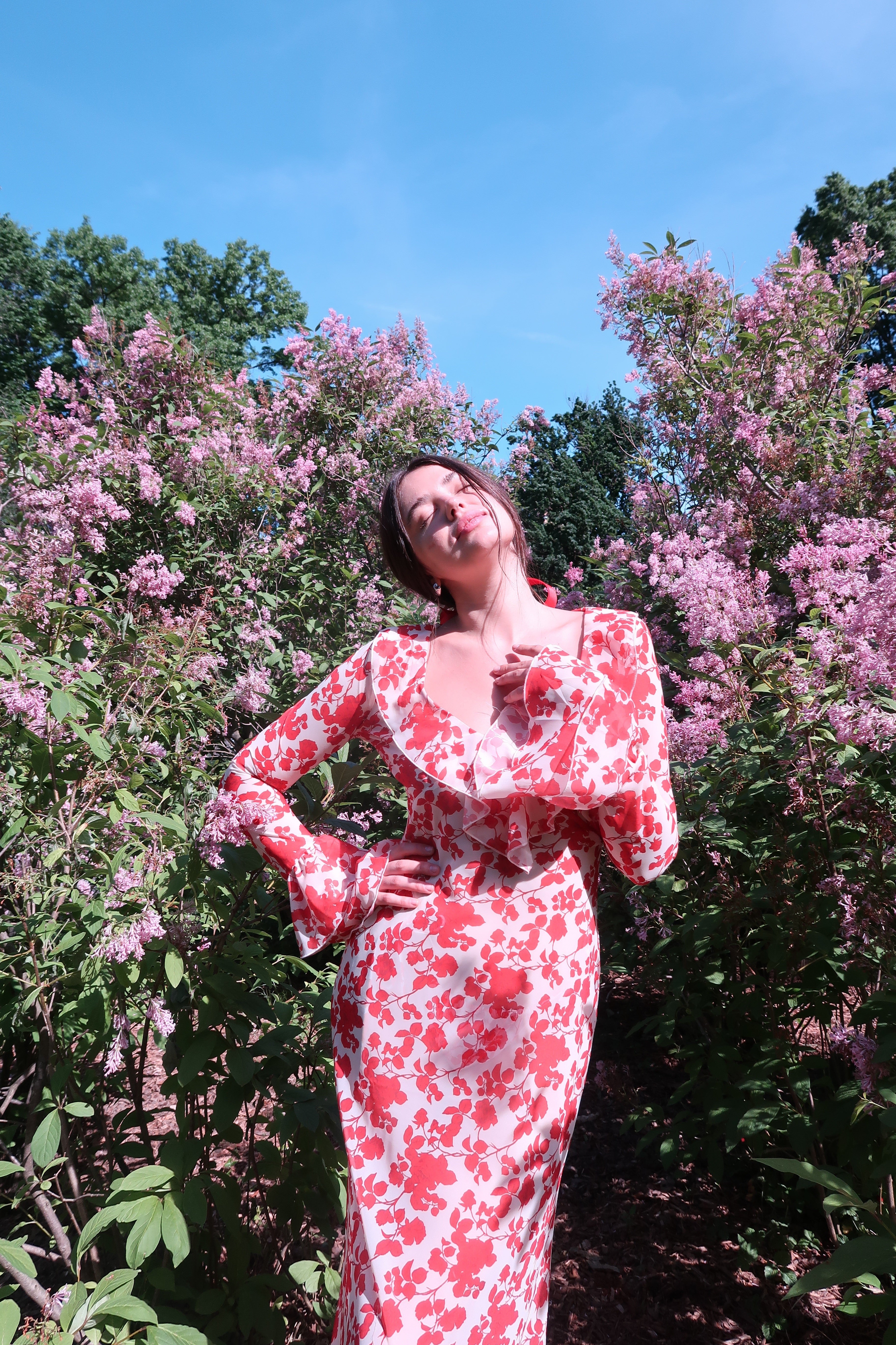 Shellona Dress Red Floral - Sister Swim