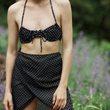 Bridget Wrap Skirt in Polka Dot - Sister NY