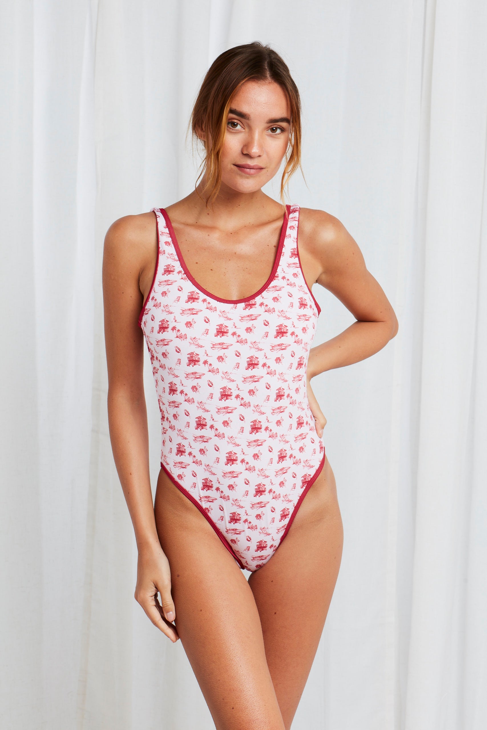Bruno One Piece in Fem Toile - Sister NY